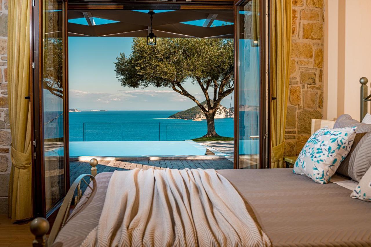 Kymaros Villas Keri Bagian luar foto