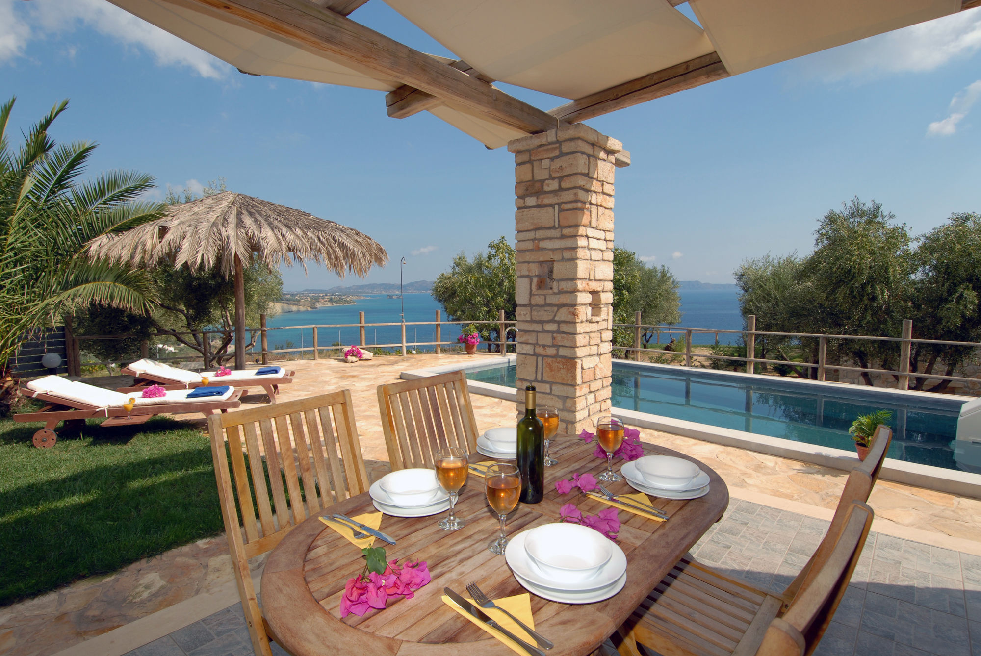 Kymaros Villas Keri Bagian luar foto